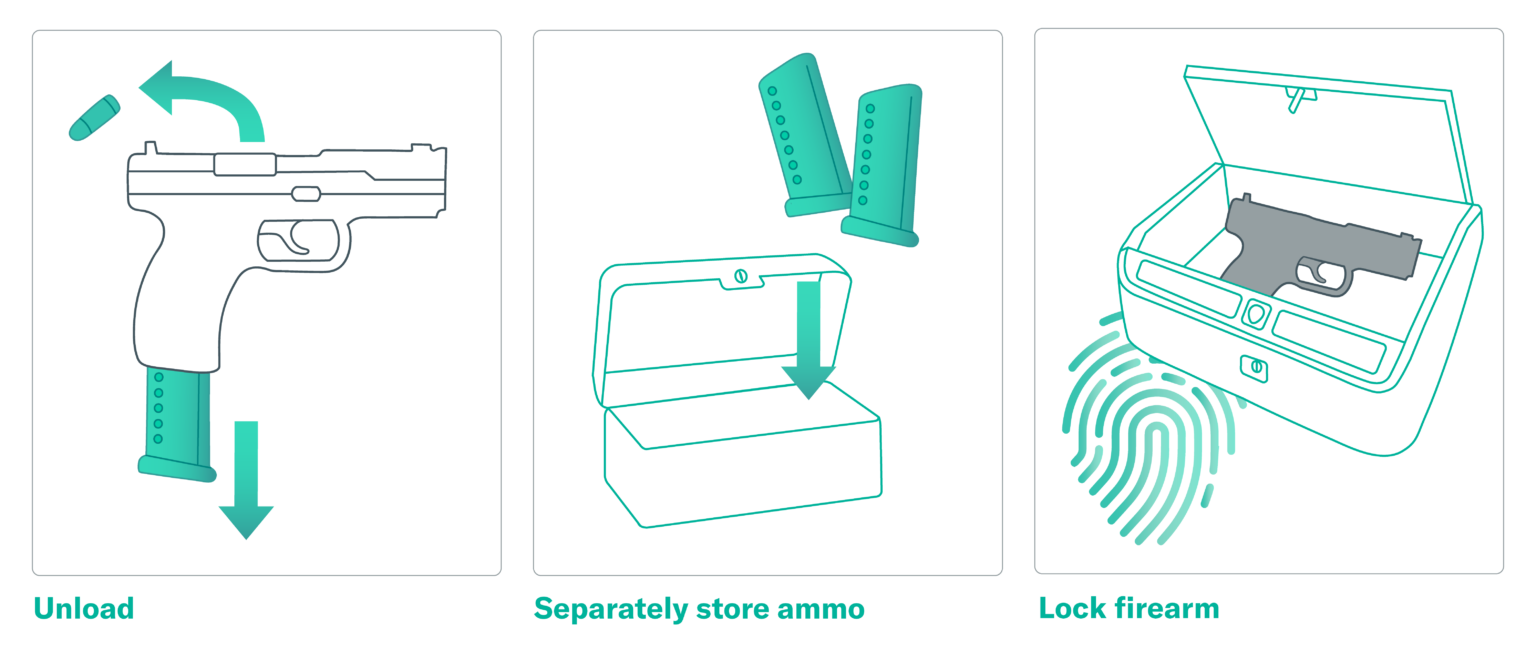 Unload, Lock, and Separate: Secure Gun Storage Practices to Reduce ...