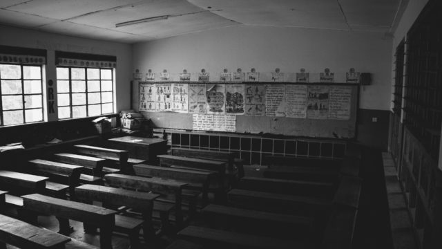 a classroom interior