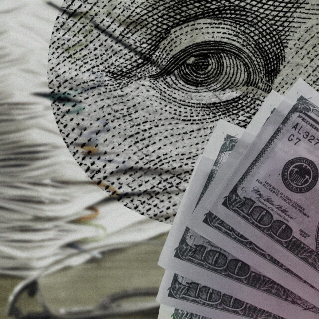 Collage of money