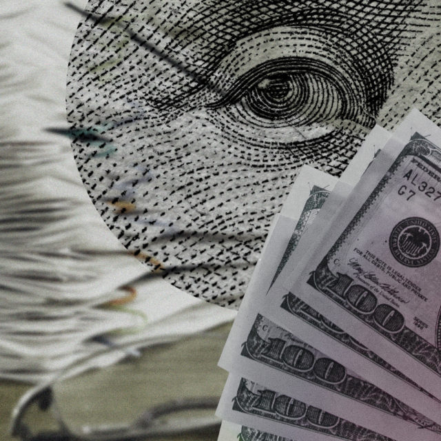 Collage of money